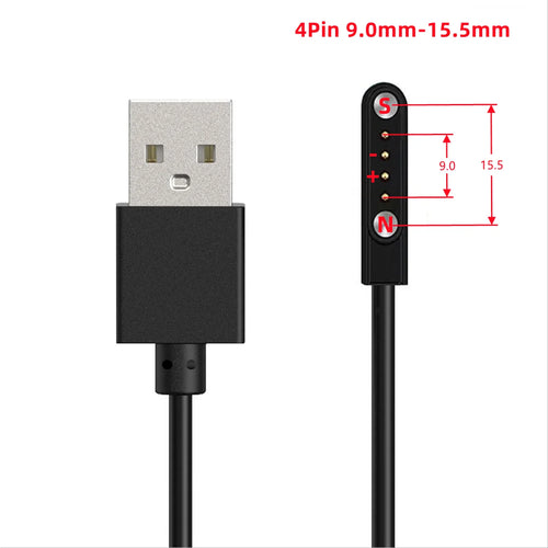 Universelles magnetisches Ladekabel USB-Dock-Ladegerät Stromkabel für