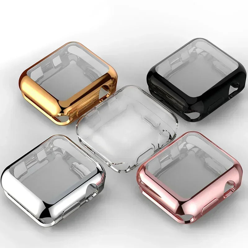 Protection d'écran pour Apple Watch 44 mm, 40 mm, 45 mm, 41 mm, 42 mm, 46 mm et 38 mm