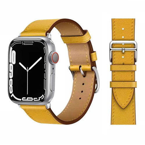 Bracelets de montre en cuir pour Apple Watch 46 mm, 44 mm, 49 mm, 45 mm et 42 mm