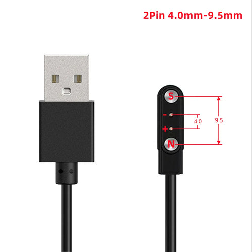 Universelles magnetisches Ladekabel USB-Dock-Ladegerät Stromkabel für