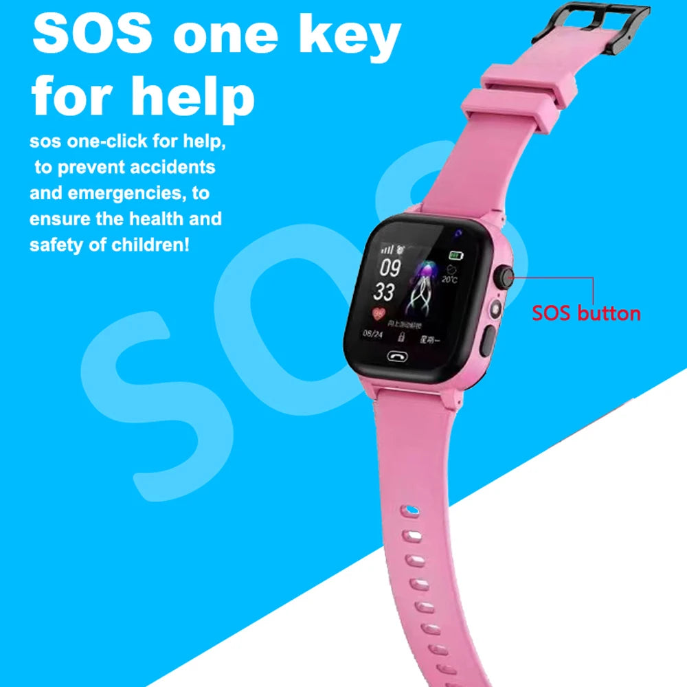 S1 Kids Smart Watch 2G SOS Call Phone Watch Antil-lost Baby LBS