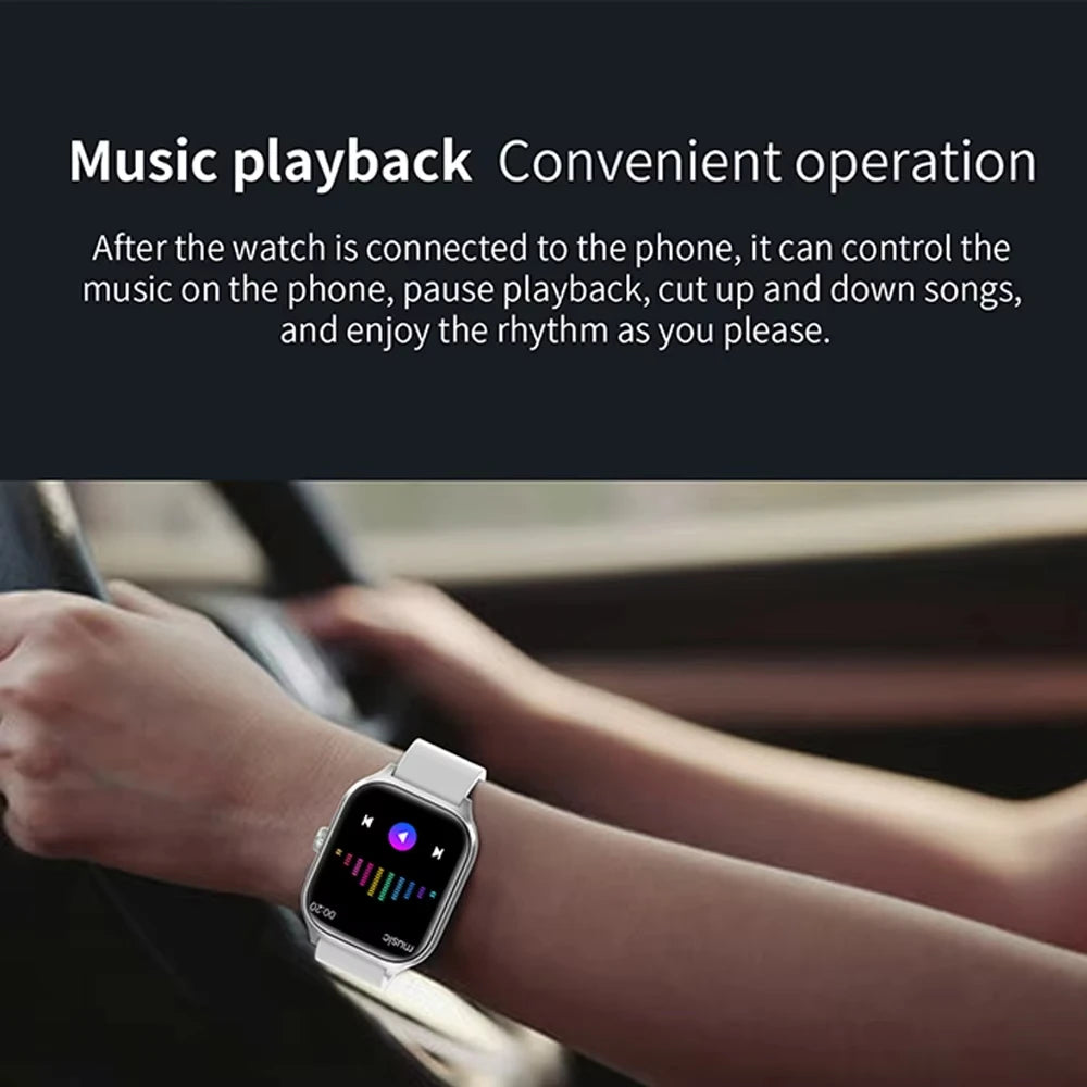 KESHUYOU New Smart Watch H9 Pro MAX 2.01-inch HD Display Bluetooth