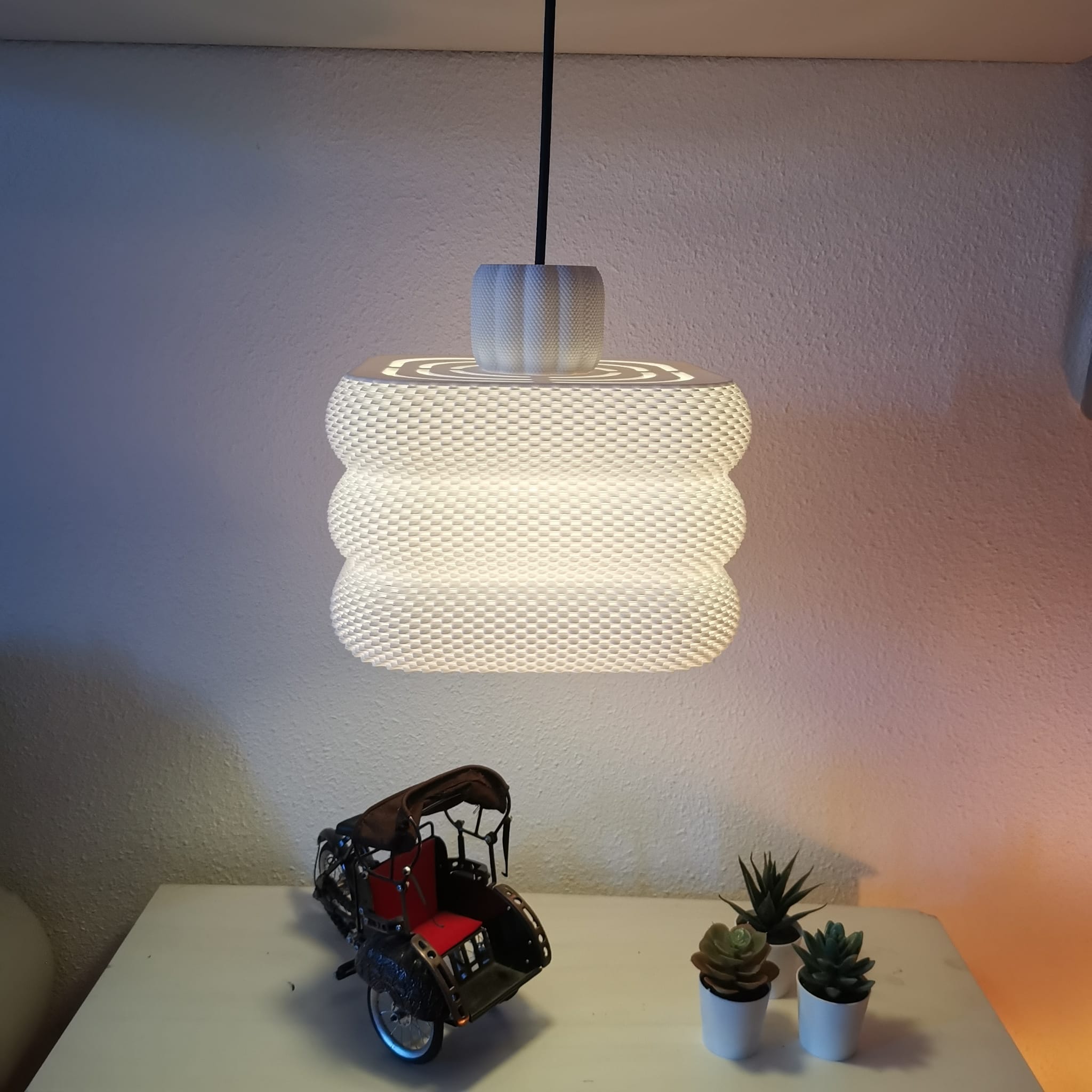 Silk Lantern Pendant Lamp