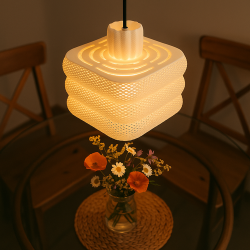 Silk Lantern Pendant Lamp