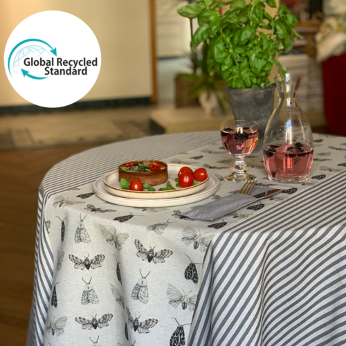 Tischläufer, recycelte Baumwolle, bedruckt | Nord Wings