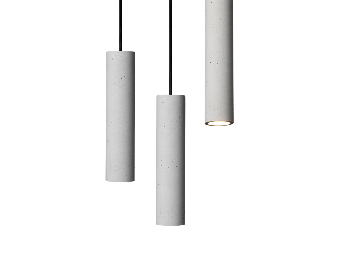 WHITE Concrete Pendant Light B+B