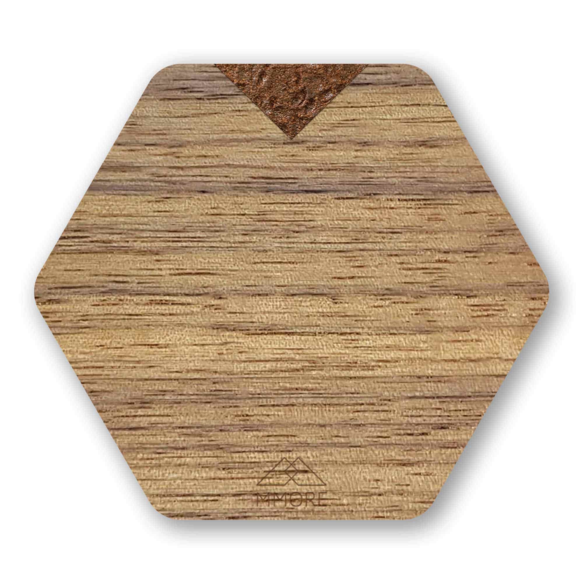 Dessous de verre en bois - Noyer américain / Lot de 4