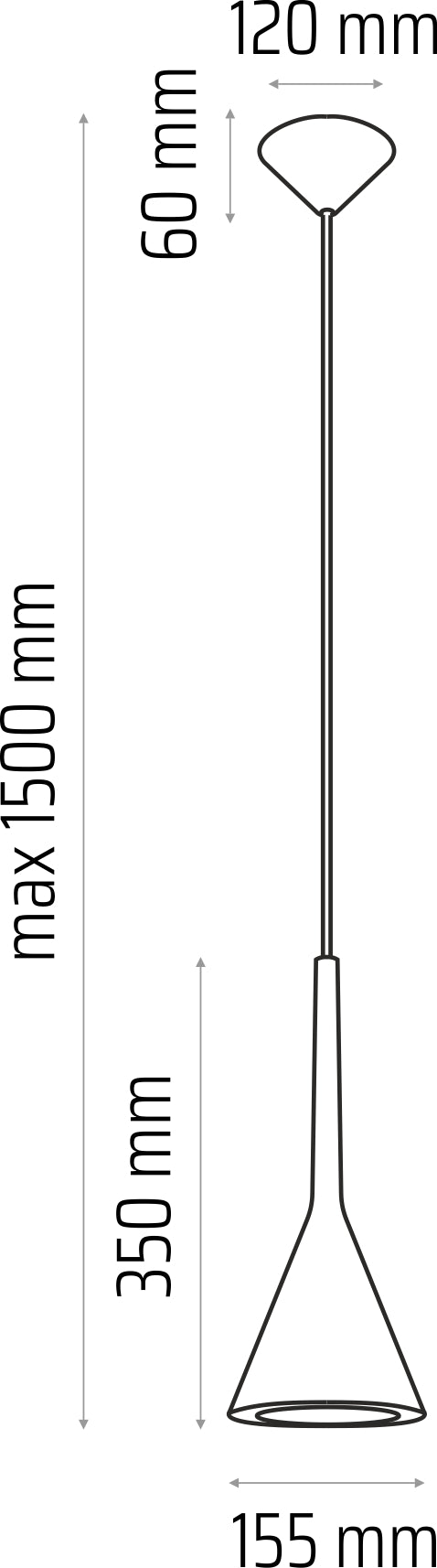 Hanging lamp black Zen 1st