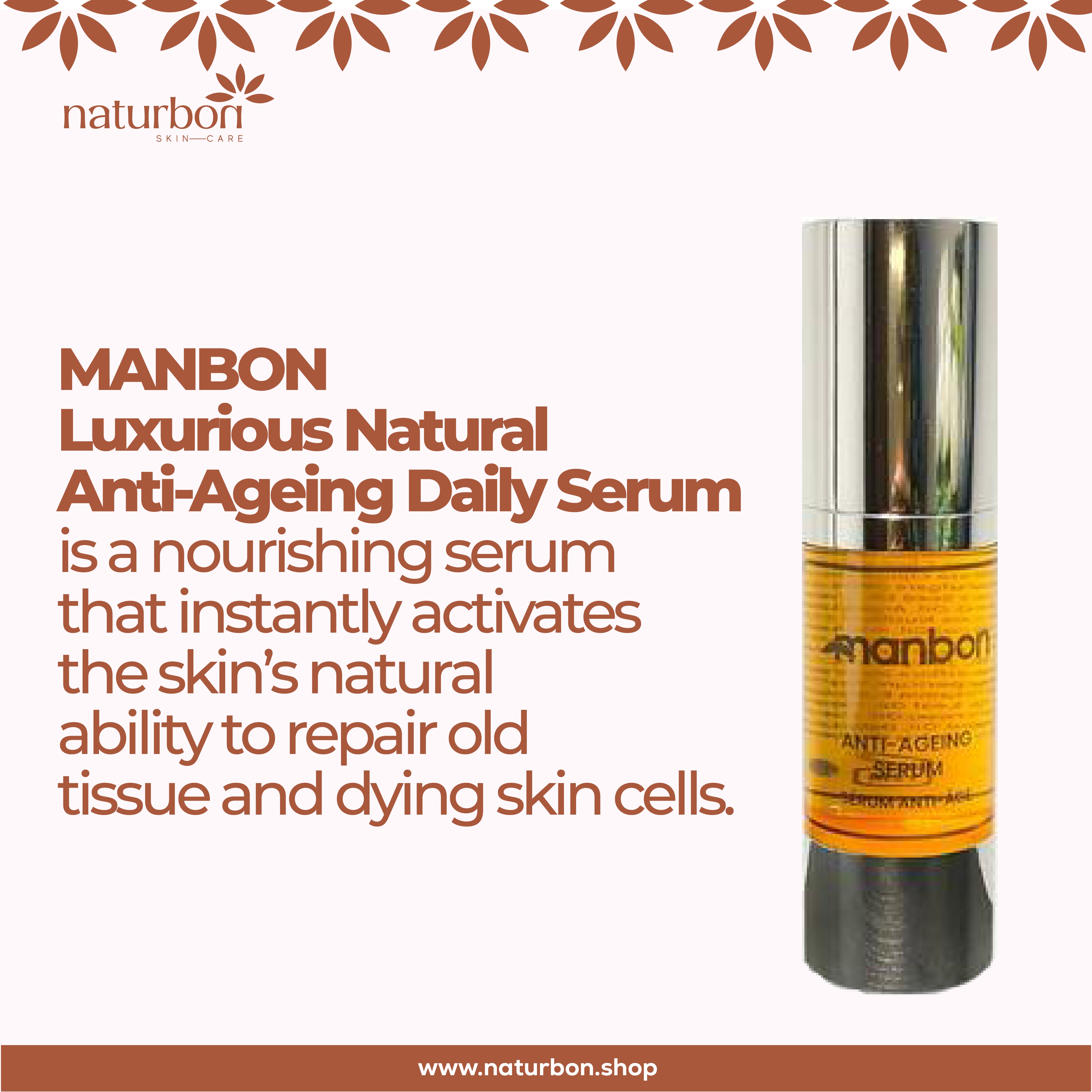 MANBON – Luxuriöses, natürliches Anti-Aging-Serum für die tägliche Anwendung