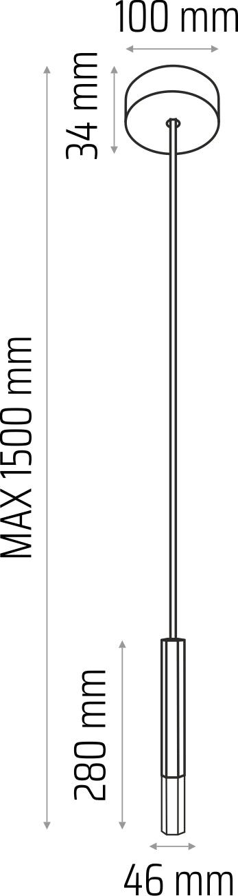 Hanging lamp Madera2 Hexa 1