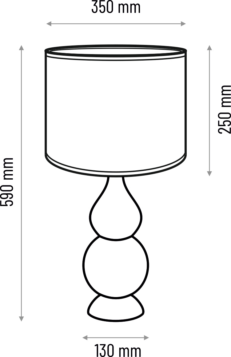 SHISHA Table Lamp - White