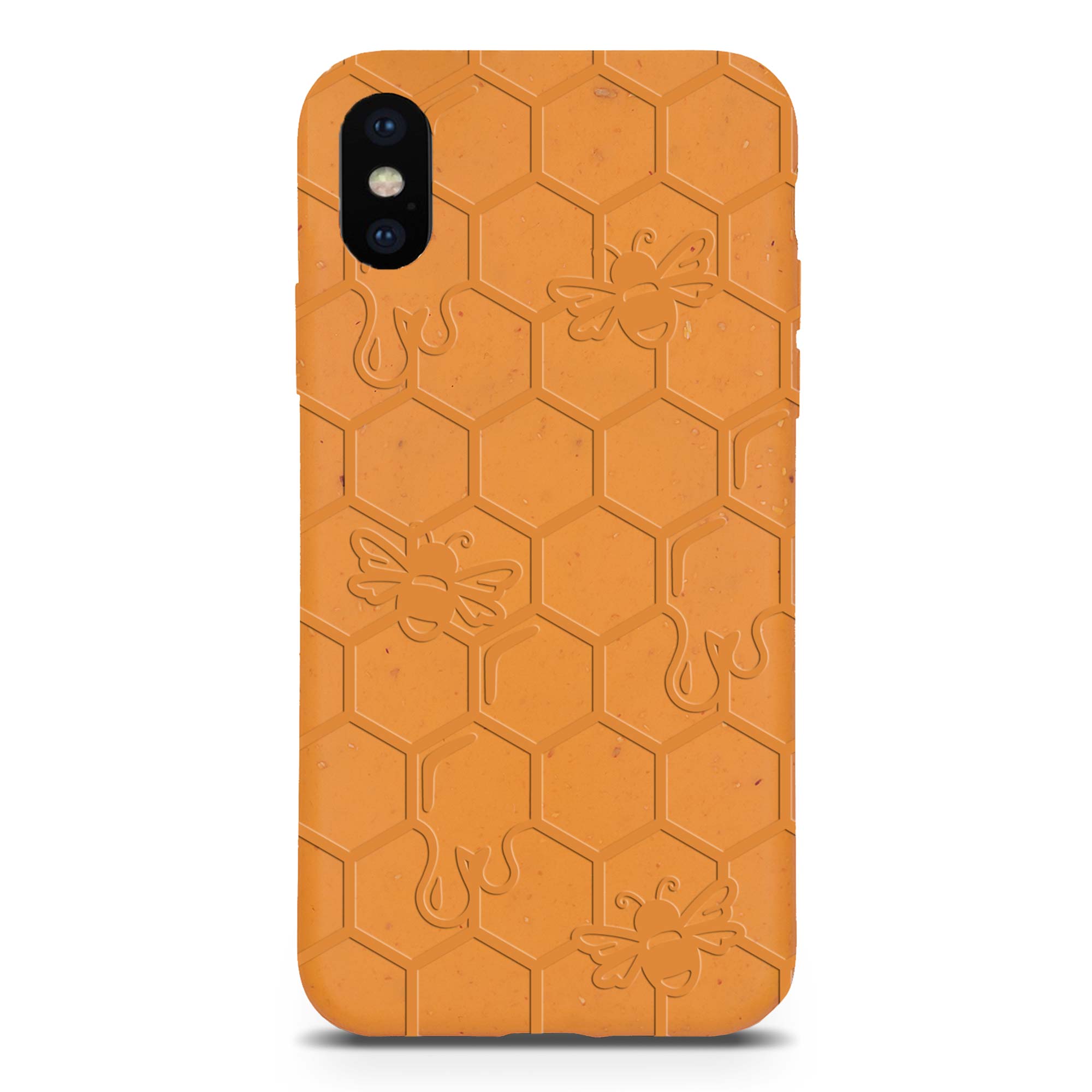 Honey Bee -  Biodegradable phone case - Yellow, Orange and Black