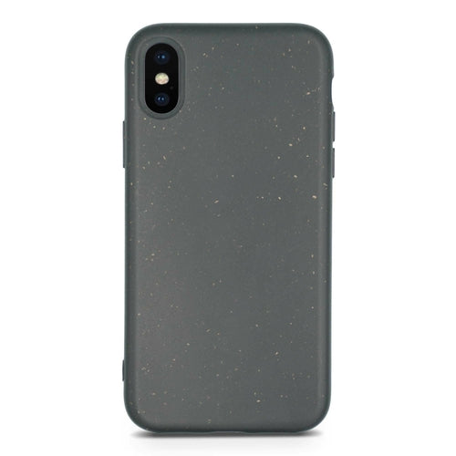Coque de téléphone biodégradable chauves-souris pour Halloween - Noire