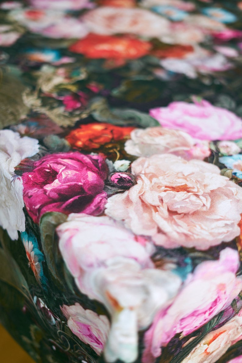 Nappe rectangulaire 100 % coton imprimée | Francine Black