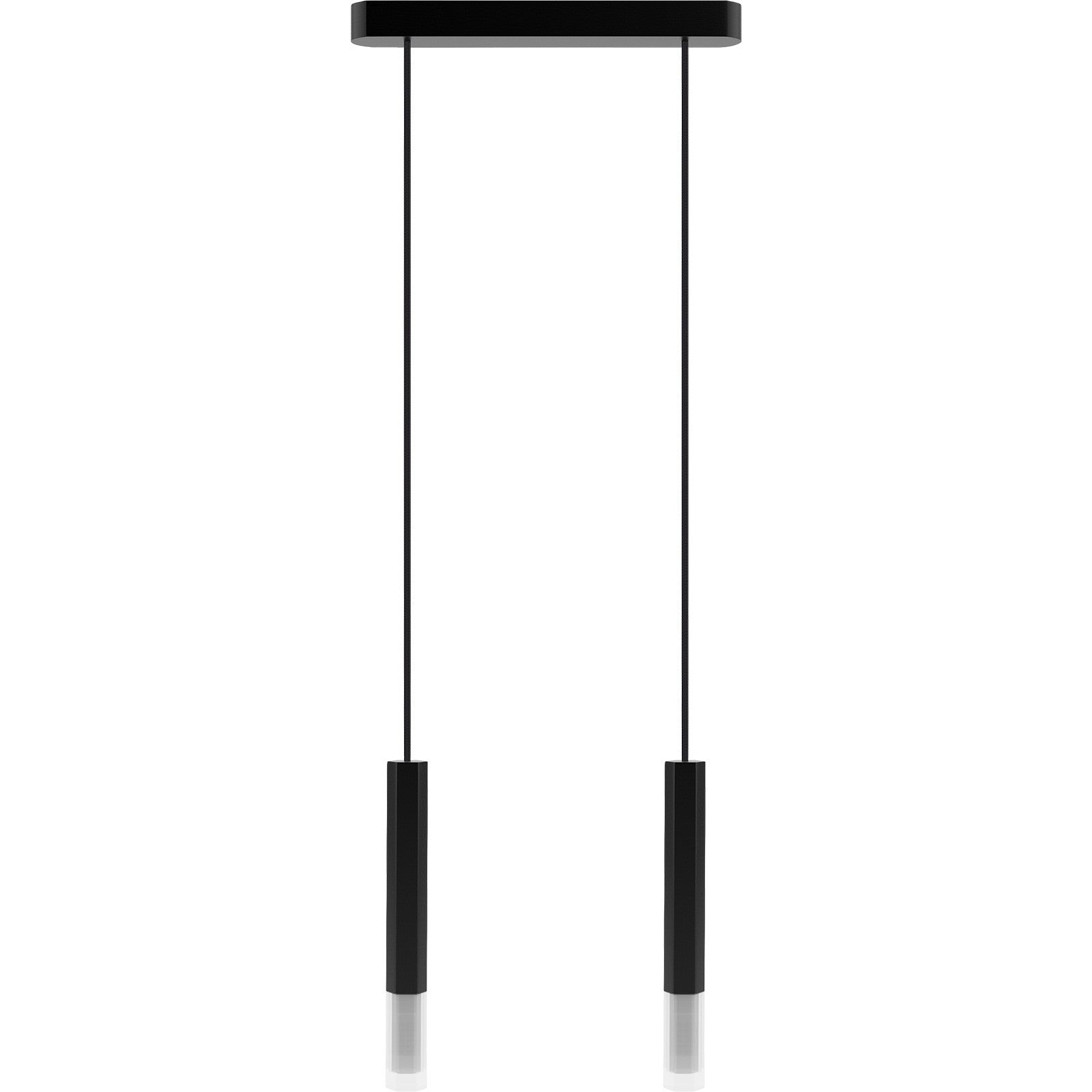 Hanging lamp Madera2 Hexa 2 ch black