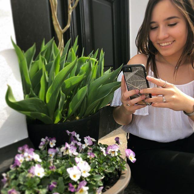 Étui organique - Feuilles squelettes