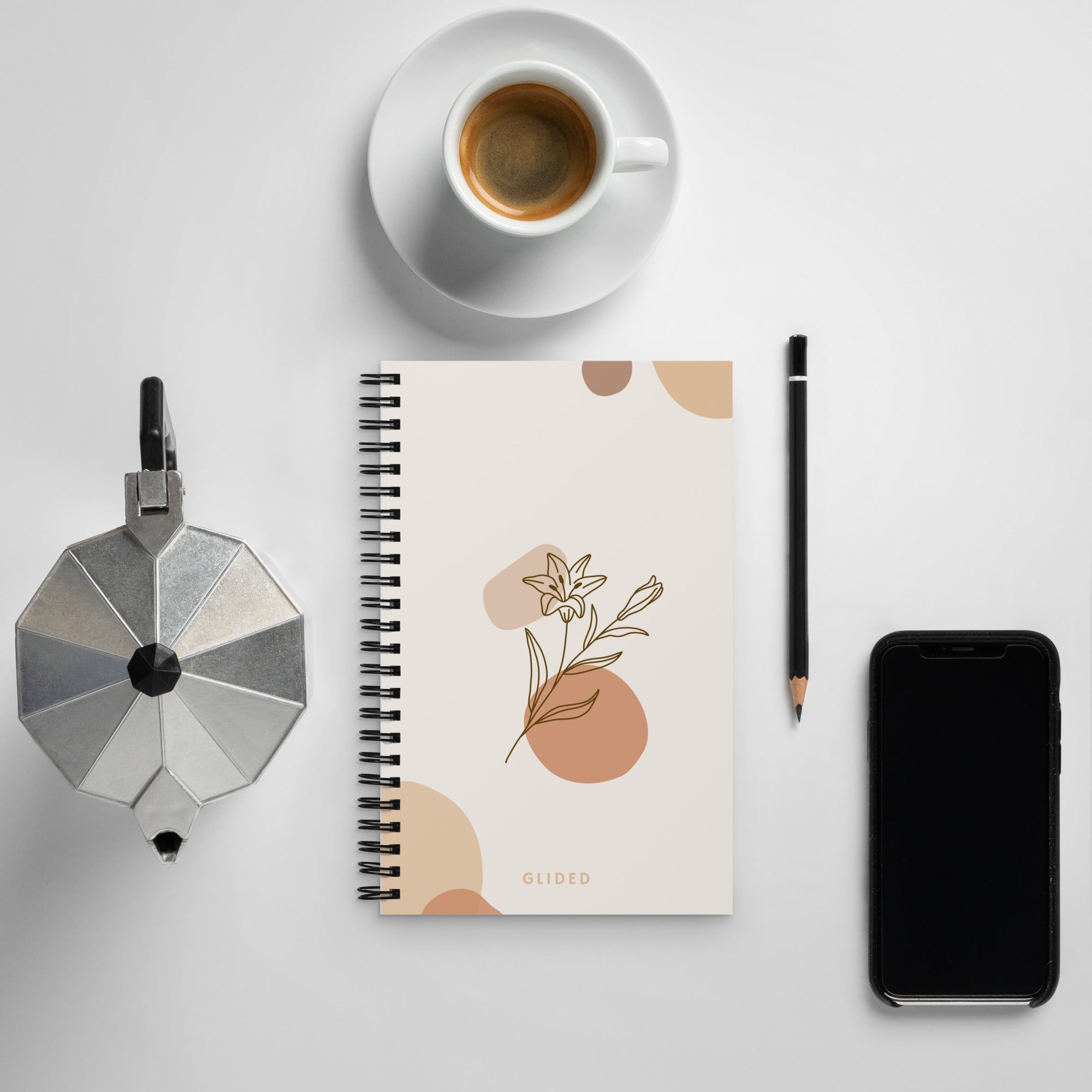 Flora Spiral Notizblock