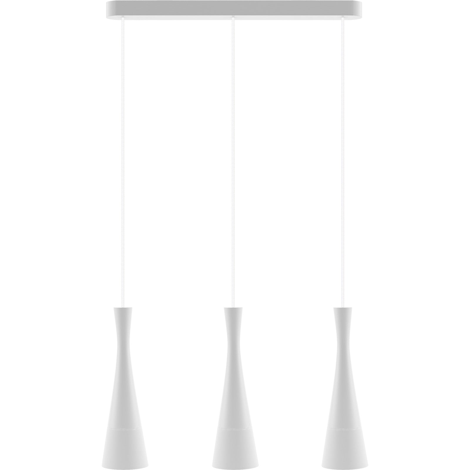 Hanging lamp white Vegas 3 tr